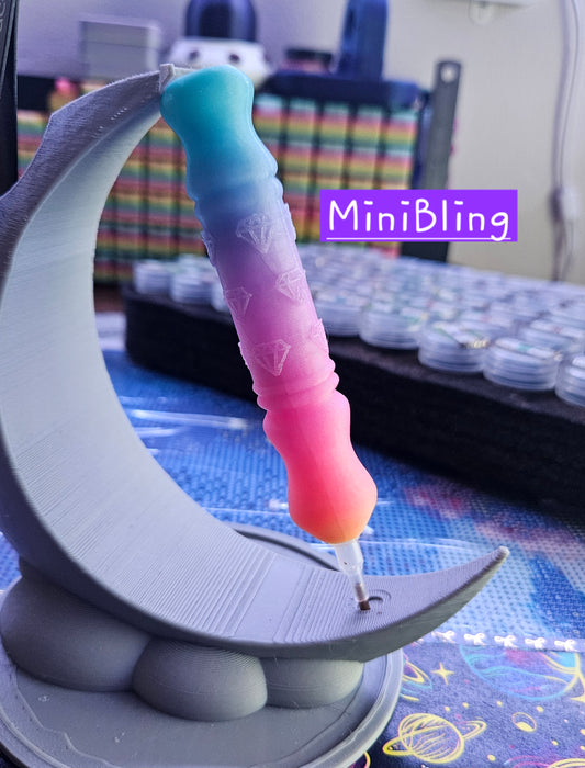 Stylish Diamond Art Pen MINI BLING Style, Lightweight 3D Printed Tool, E-Painter Version Available, Comfortable and Colorful, Diamond Painting Accessory, Rhinestone Painting Pen