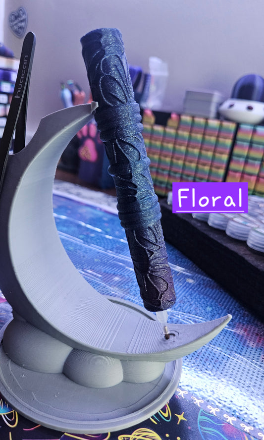 Stylish Diamond Art Pen FLORAL Style, Lightweight 3D Printed Tool, E-Painter Version Available, Comfortable and Colorful, Diamond Painting Accessory, Rhinestone Painting Pen