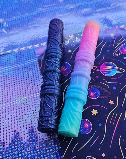 Stylish Diamond Art Pen FLORAL Style, Lightweight 3D Printed Tool, E-Painter Version Available, Comfortable and Colorful, Diamond Painting Accessory, Rhinestone Painting Pen Cosmic Crafts