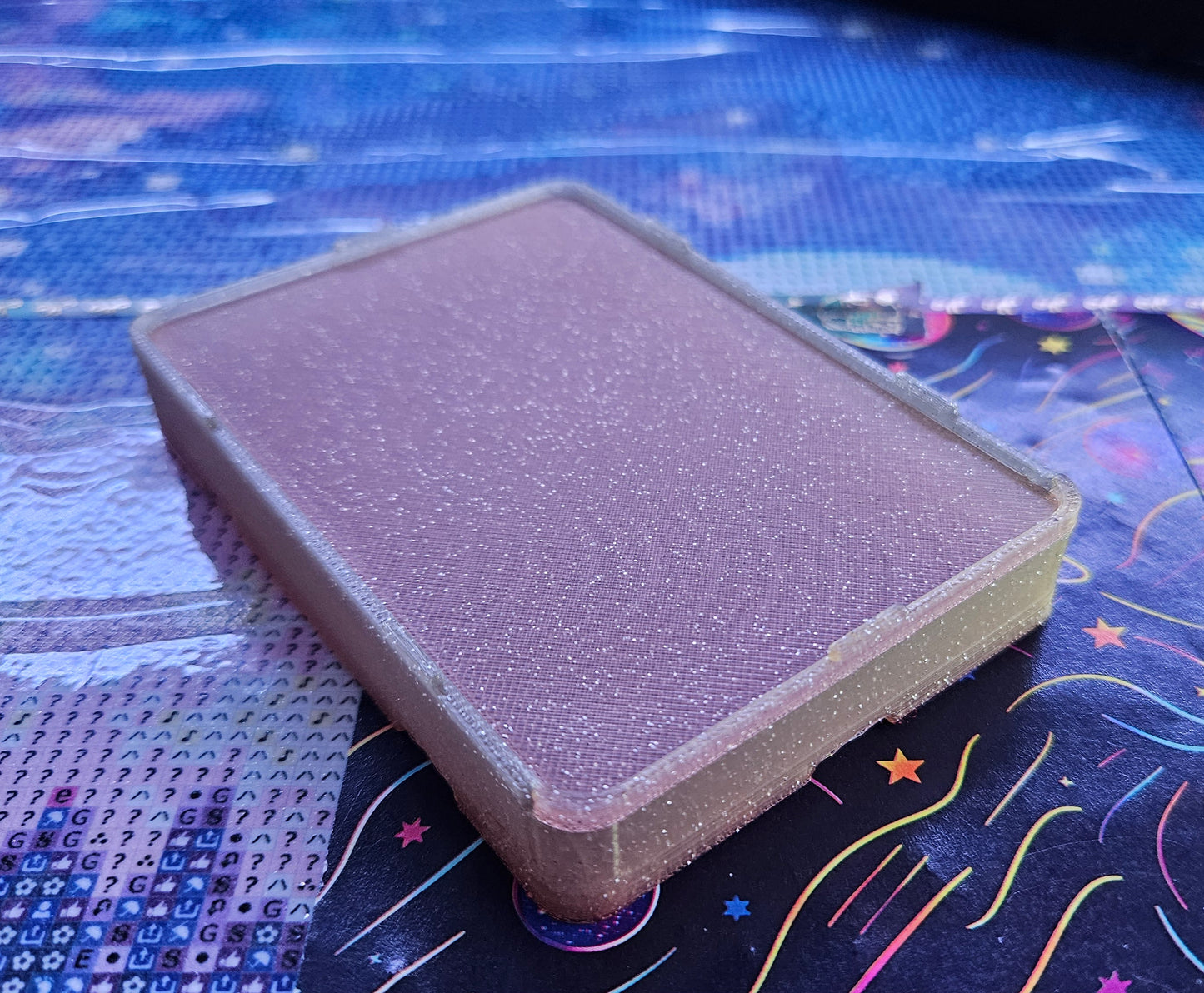 Medium Single Placer Diamond Painting Tray, 3D Printed Spout-less Drill Tray with Lid, Rhinestone Craft Organizer, STAR Series