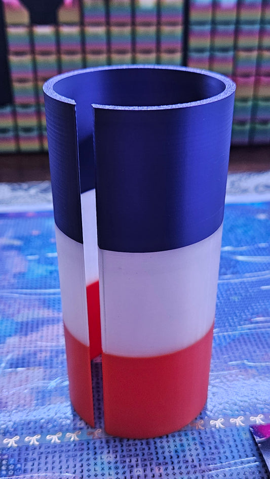 Large Diamond Painting Canvas Roll Holder, 3D Printed Canvas Tube with Slot, Works with Table Clamps, Unfinished Canvas Protector