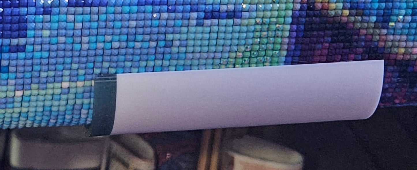 Small Diamond Painting Canvas Roll Holder, 3D Printed Canvas Tube with Slot, Works with Table Clamps, Unfinished Canvas Protector