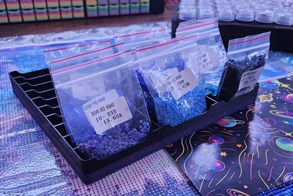 Large 3D Printed Diamond Painting Bag Holder, Organizer for 30 Bags, Craft Storage, Drill Storage Rack, Diamond Art Accessory