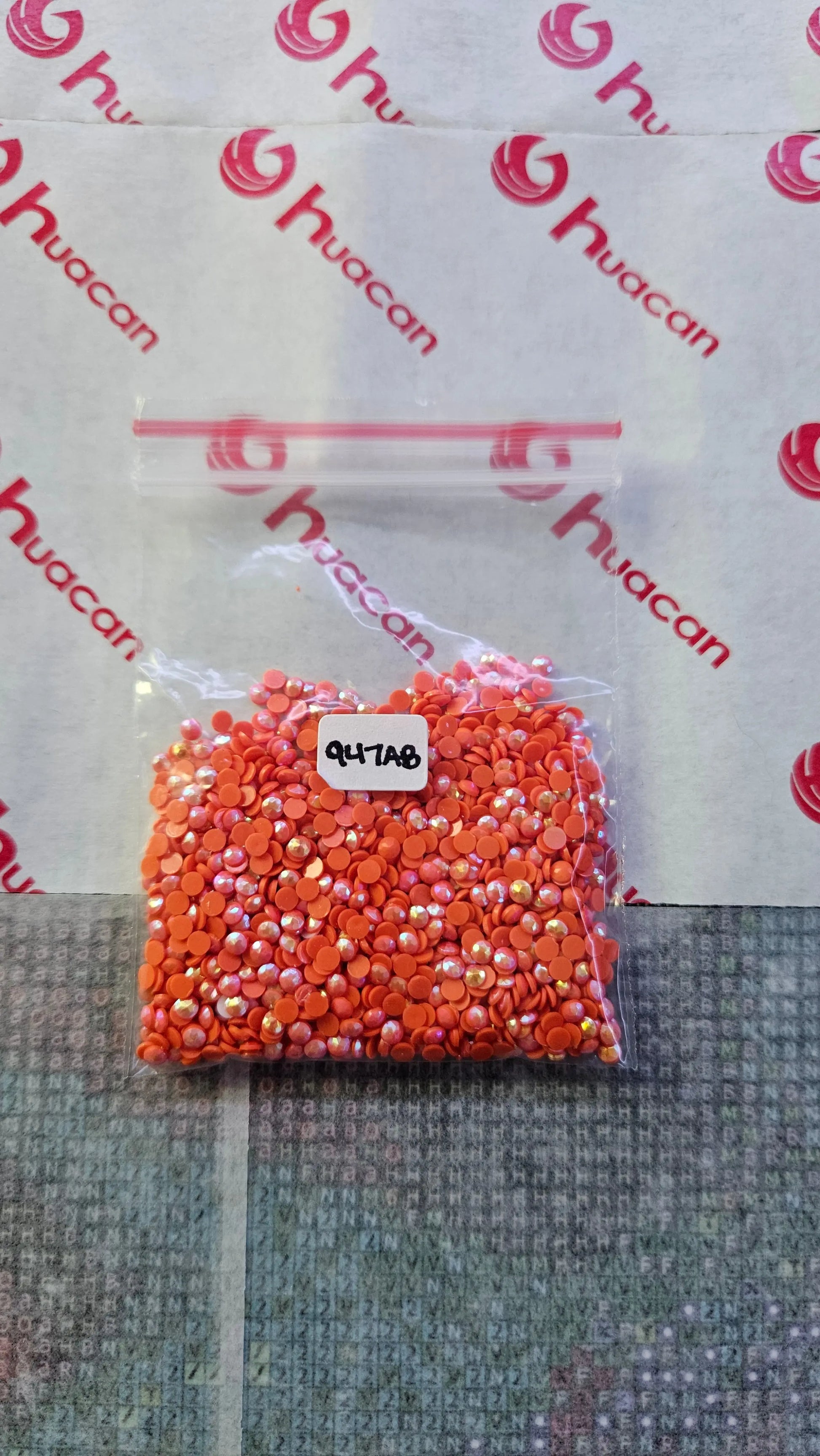 DIY AB Diamond Drill Bear Keychain Kit – Round AB Drills, Full Drill, Choose Your Color Cosmic Crafts