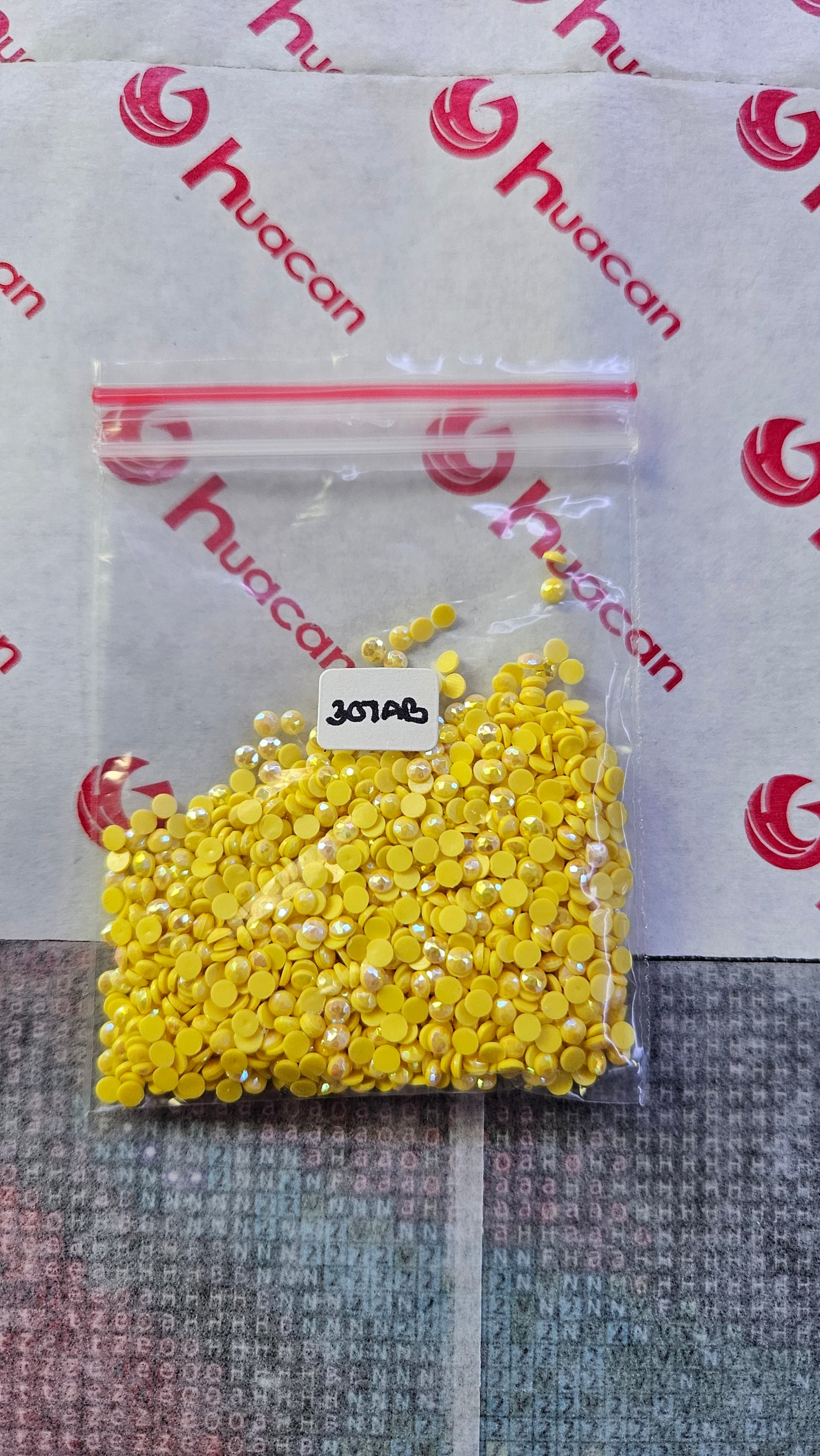 DIY AB Diamond Drill Bear Keychain Kit – Round AB Drills, Full Drill, Choose Your Color