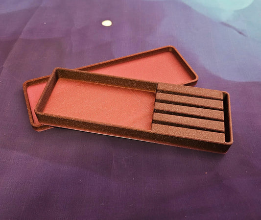 3D Printed Tweezers Storage Box, Craft Tool Case Holds 4 Sets of Craft, Precision, or Hair Removal Tweezers, Perfect for Travel or Storing Cosmic Crafts