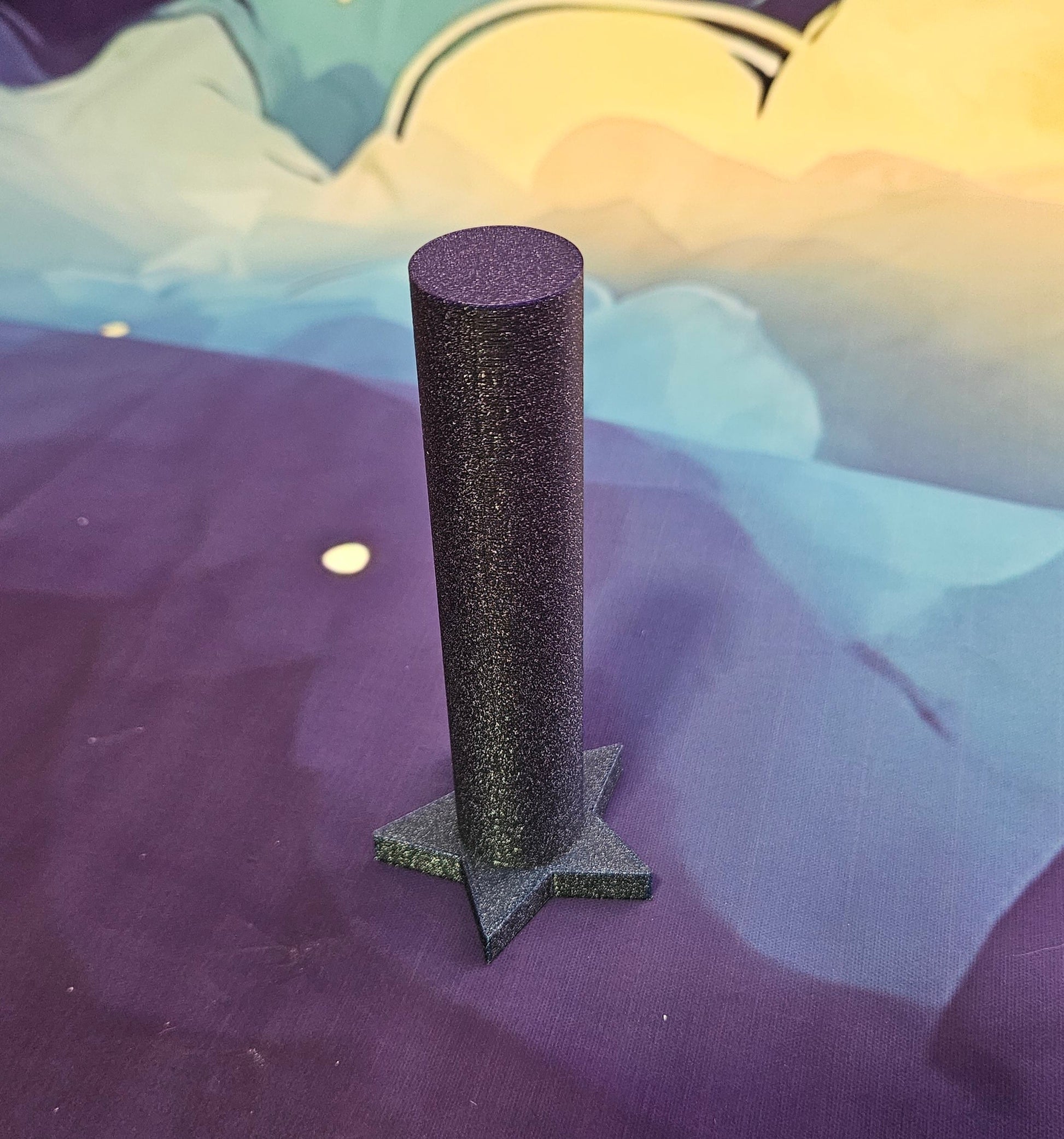Cosmic Star Base Washi Tape Holder, 3D Printed Craft Tape Storage Stand, Diamond Painting Washi Tape Organizer, Made To Order & Lightweight Cosmic Crafts