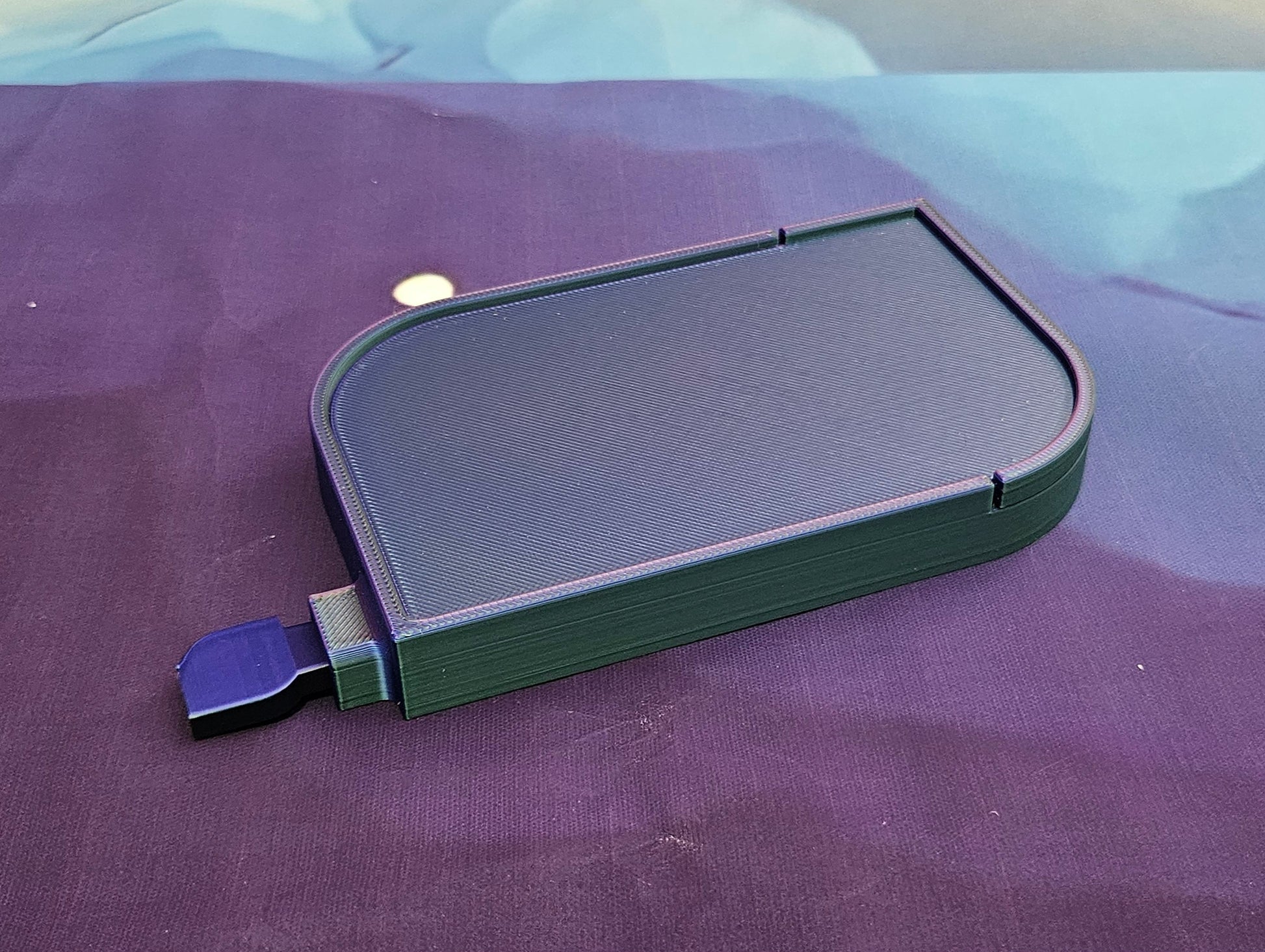 Leaf Diamond Art Tray with Sliding Lid & Stopper, 3D Printed Drill Organizer, Unique Diamond Painting Tool Cosmic Crafts