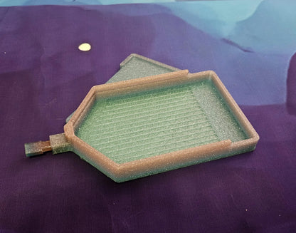 Diamond Painting Tray with Skinny Spout, Slide-On Lid & Stopper, Washi Tape Shelf, 3D Printed Drill Organizer, Rhinestone Craft Accessory Cosmic Crafts