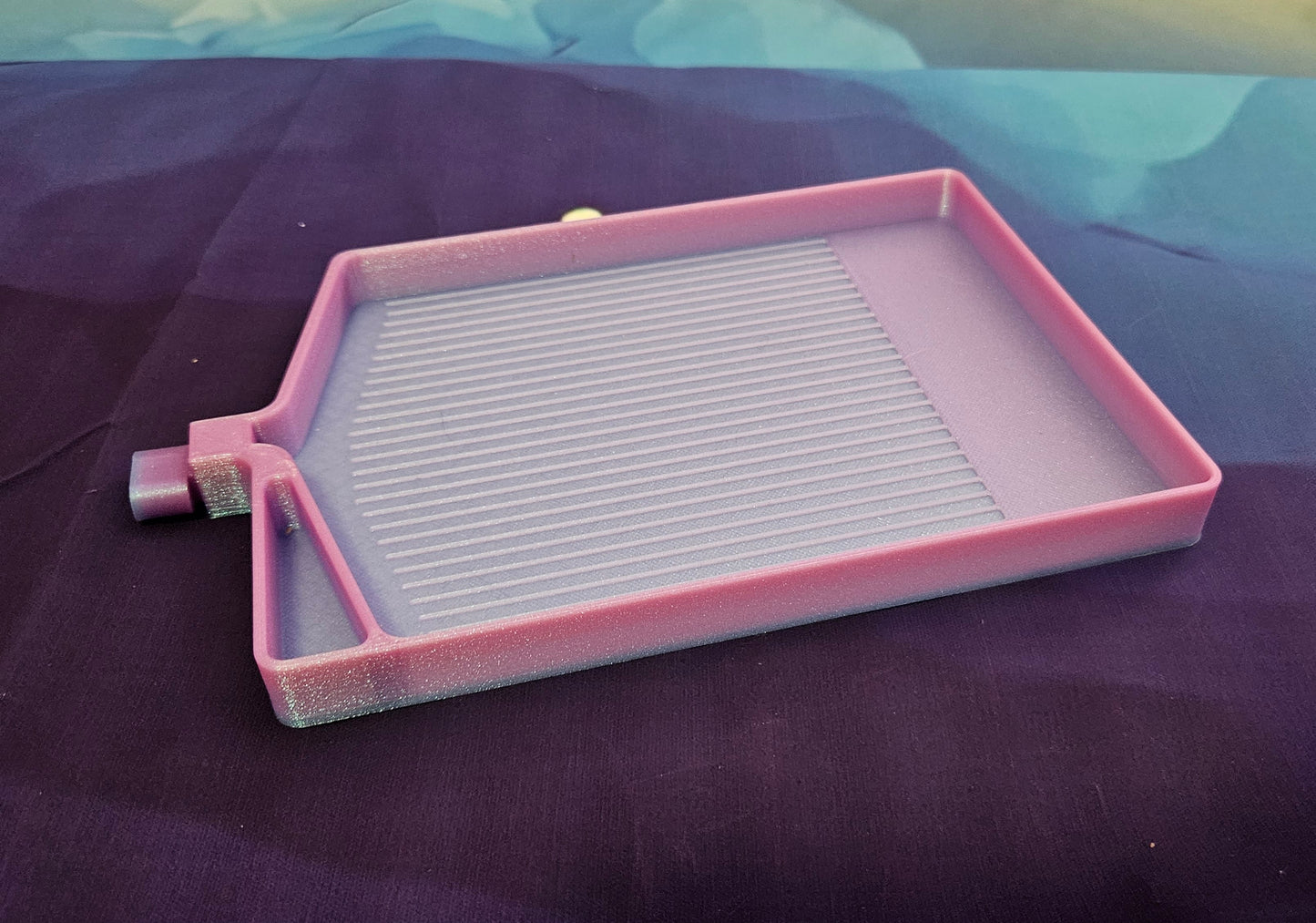 XXL Diamond Art Tray WASHI Feature, Mega Large 3D Printed Drill Tray, 180x120MM Diamond Painting Boat with Stopper and Trash Drill Spot Cosmic Crafts