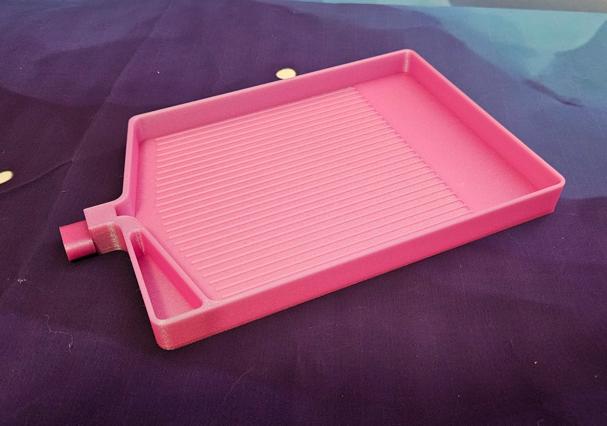 XXL Diamond Art Tray WASHI Feature, Mega Large 3D Printed Drill Tray, 180x120MM Diamond Painting Boat with Stopper and Trash Drill Spot Cosmic Crafts