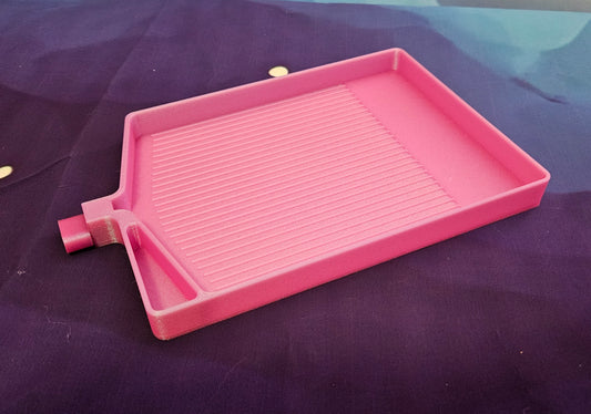 XXL Diamond Art Tray WASHI Feature, Mega Large 3D Printed Drill Tray, 180x120MM Diamond Painting Boat with Stopper and Trash Drill Spot