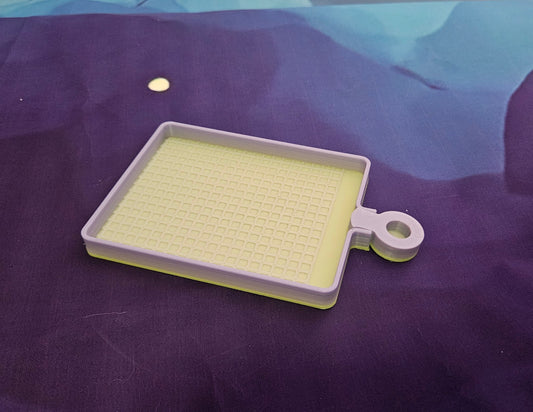 Single Placer Diamond Painting Tray with Grid Design, Must Have for Single Placer Diamond Art Pens, Grid Diamond Art Tray with Stopper Cosmic Crafts