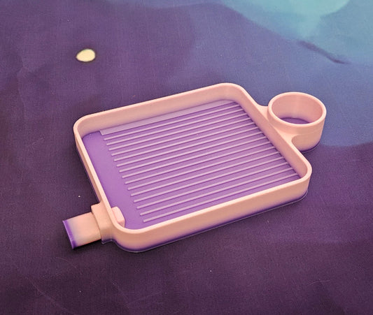 3D Printed Diamond Art Tray with storage, Smaller Diamond Painting Trays with Stopper and Round Art Dot Container Holder, Practical Rhinestone Tray Cosmic Crafts