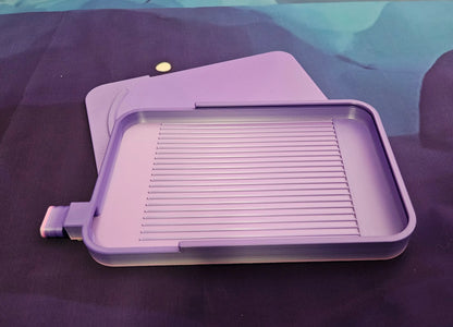 V2 Extra Large Diamond Art Tray Washi Feature, 3D Printed Drill Tray, with Sliding Lid and Stopper, Diamond Painting Accessory Cosmic Crafts