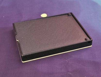 FLIP Dual Color Diamond Art Tray with Flip Lid & Sloped Spout, 3D Printed Drill Tray, Unique Diamond Painting Tool Cosmic Crafts