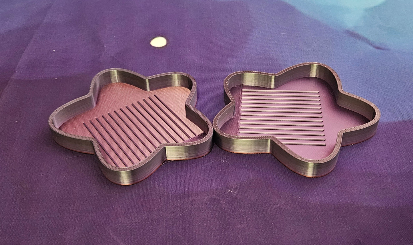 Set of 2 Star Diamond Painting Trays, 3D Printed Novelty Drill Trays, Cute Cosmic Craft Supplies, Diamond Art Accessories, Rhinestone Tool Cosmic Crafts