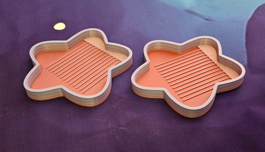Set of 2 Star Diamond Painting Trays, 3D Printed Novelty Drill Trays, Cute Cosmic Craft Supplies, Diamond Art Accessories, Rhinestone Tool Cosmic Crafts