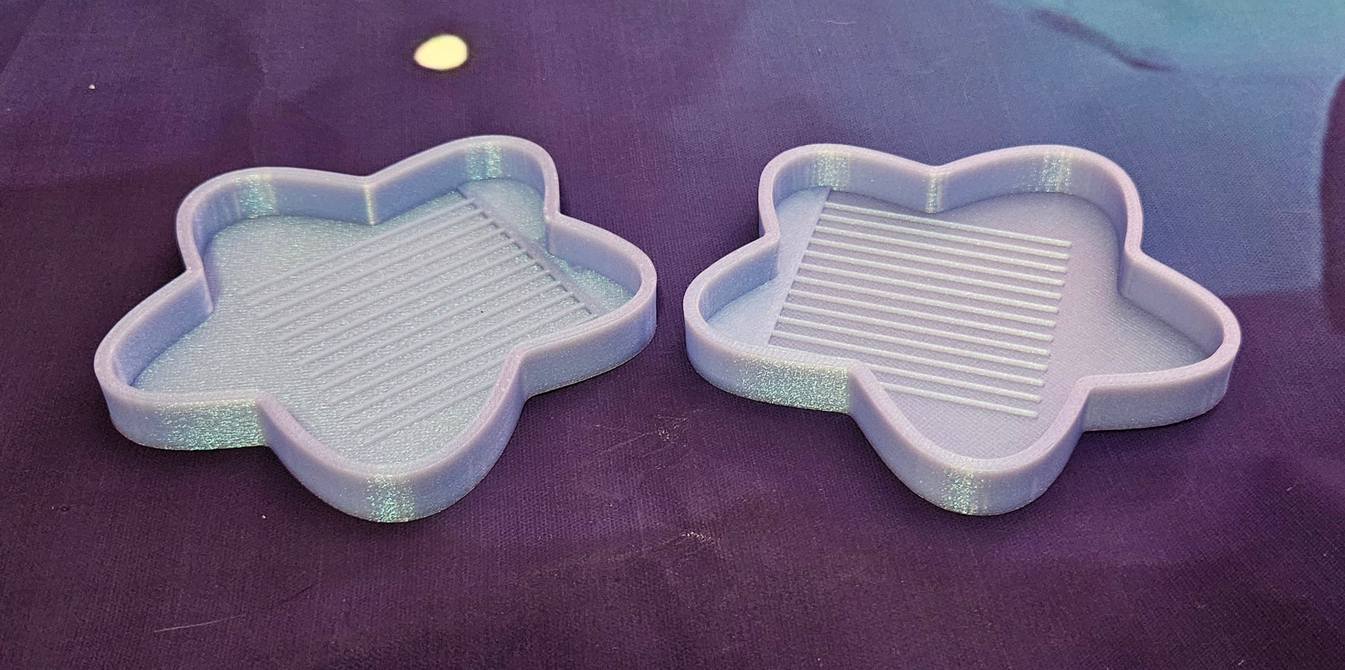 Set of 2 Star Diamond Painting Trays, 3D Printed Novelty Drill Trays, Cute Cosmic Craft Supplies, Diamond Art Accessories, Rhinestone Tool Cosmic Crafts