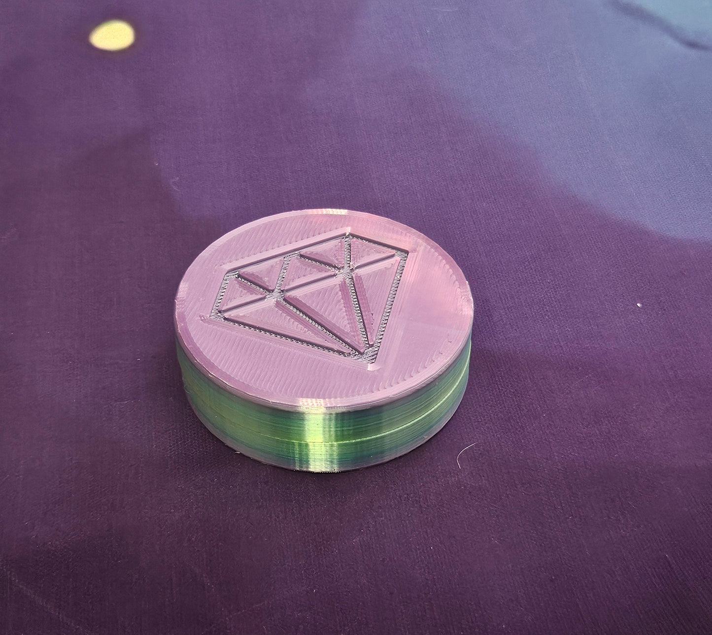 Diamond Painting Wax Container, Easy to Refill, Diamond Art Putty Storage Container, Re-usable 3D Printed Rhinestone Holographic Tack Pot Cosmic Crafts