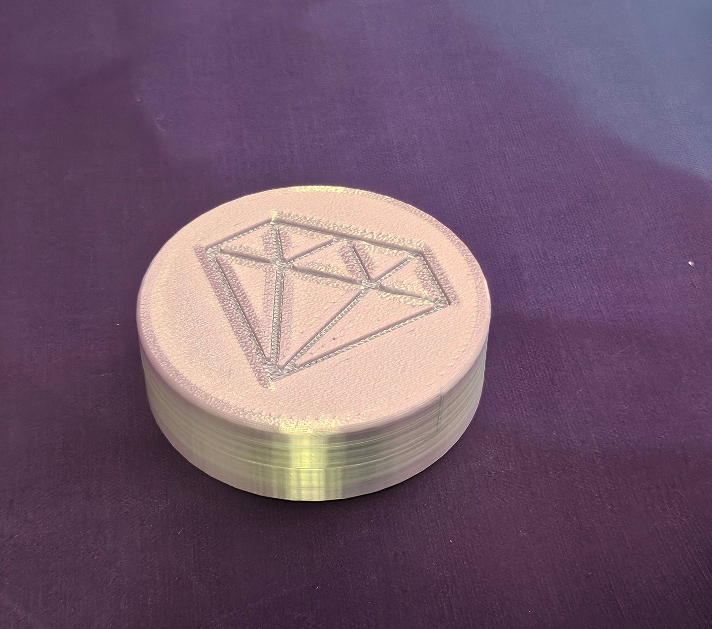 Diamond Painting Wax Container, Easy to Refill, Diamond Art Putty Storage Container, Re-usable 3D Printed Rhinestone Holographic Tack Pot Cosmic Crafts