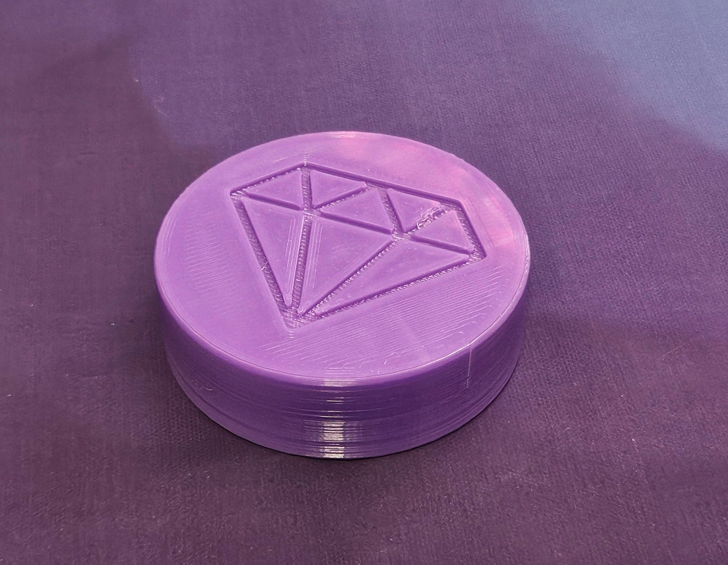 Diamond Painting Wax Container, Easy to Refill, Diamond Art Putty Storage Container, Re-usable 3D Printed Rhinestone Holographic Tack Pot Cosmic Crafts