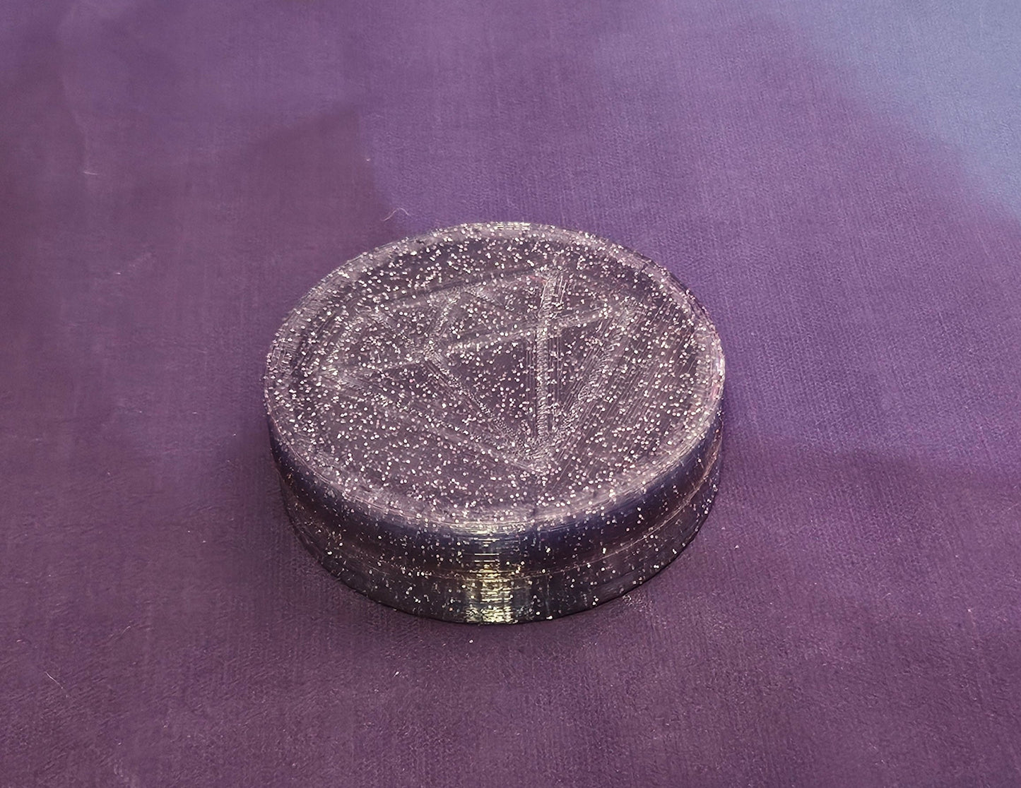 Diamond Painting Wax Container, Easy to Refill, Diamond Art Putty Storage Container, Re-usable 3D Printed Rhinestone Holographic Tack Pot Cosmic Crafts