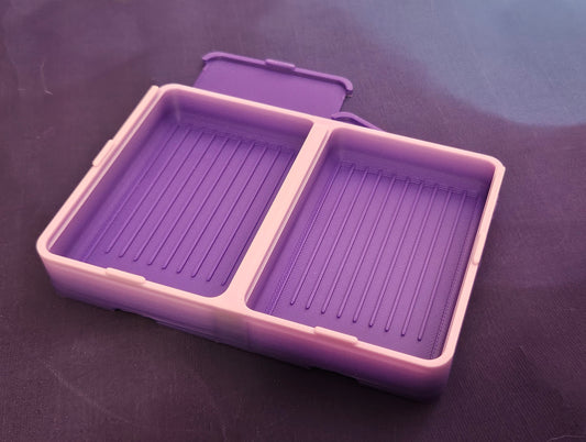 SDUO, Small Dual Diamond Painting Tray, 3D Printed Stackable Drill Organizer