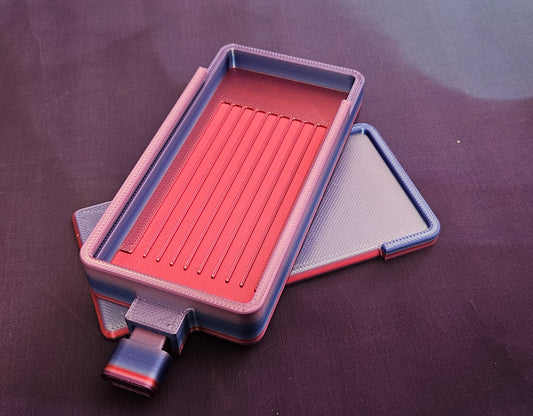 Long Lidded Washi Style Diamond Painting Tray, Deep Grooves, Stopper & Sliding Lid, 3D Printed Drill Organizer for Diamond Art