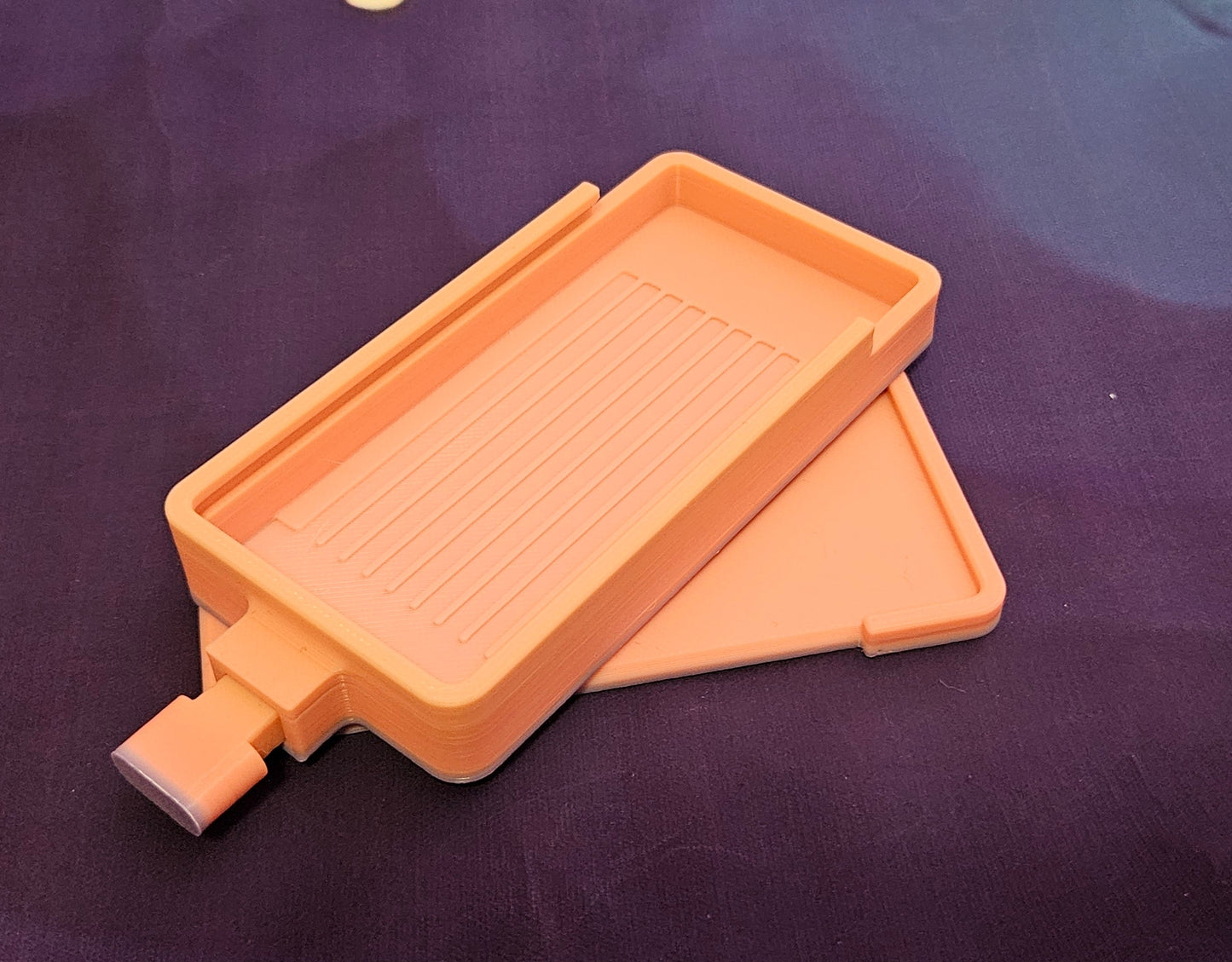 Long Lidded Washi Style Diamond Painting Tray, Deep Grooves, Stopper & Sliding Lid, 3D Printed Drill Organizer for Diamond Art Cosmic Crafts