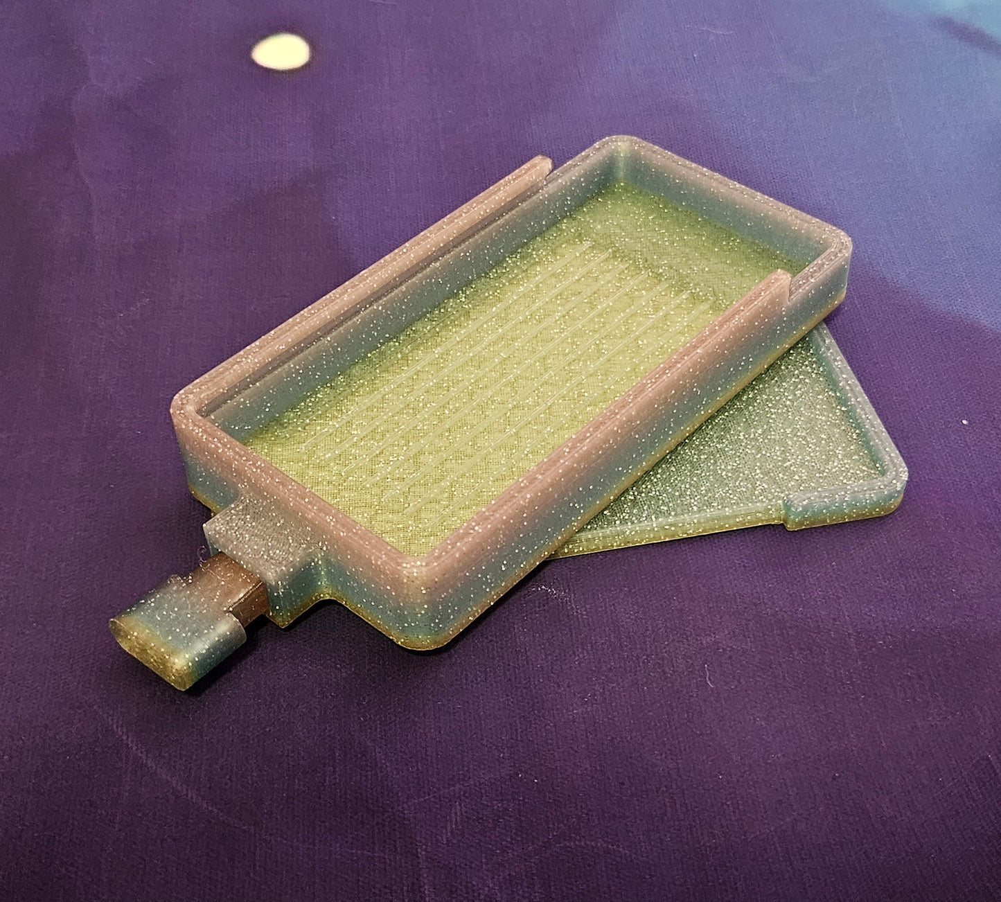 Long Lidded Washi Style Diamond Painting Tray, Deep Grooves, Stopper & Sliding Lid, 3D Printed Drill Organizer for Diamond Art Cosmic Crafts