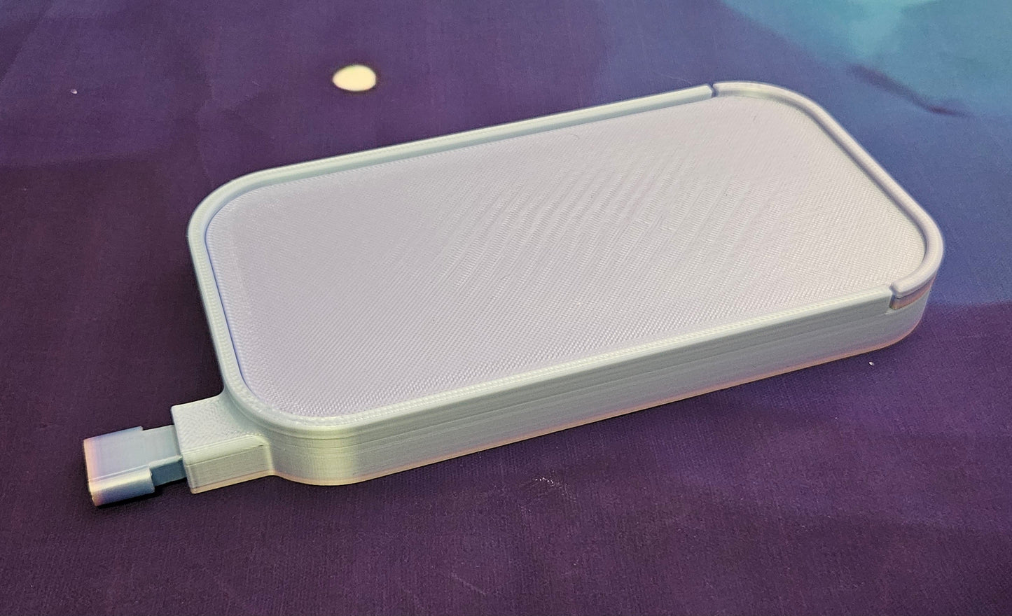 Long Landscape Diamond Art Tray with Sliding Lid & Washi Shelf, Extra Capacity Drill Tray, 3D Printed Rhinestone Accessory Cosmic Crafts