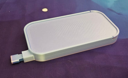 Long Landscape Diamond Art Tray with Sliding Lid & Washi Shelf, Extra Capacity Drill Tray, 3D Printed Rhinestone Accessory Cosmic Crafts