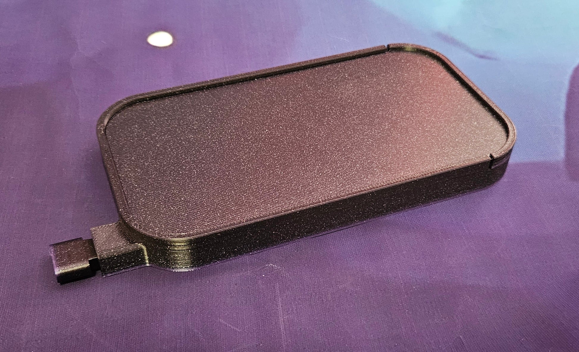 Long Landscape Diamond Art Tray with Sliding Lid & Washi Shelf, Extra Capacity Drill Tray, 3D Printed Rhinestone Accessory Cosmic Crafts