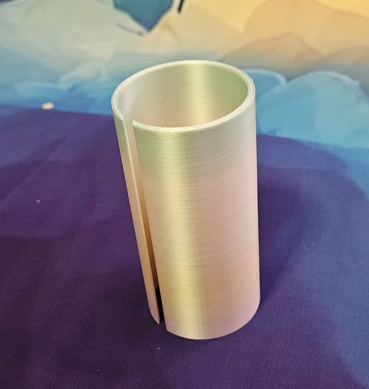 Medium Diamond Painting Canvas Roll Holder, 3D Printed Canvas Tube with Slot, Works with Table Clamps, Unfinished Canvas Protector Cosmic Crafts