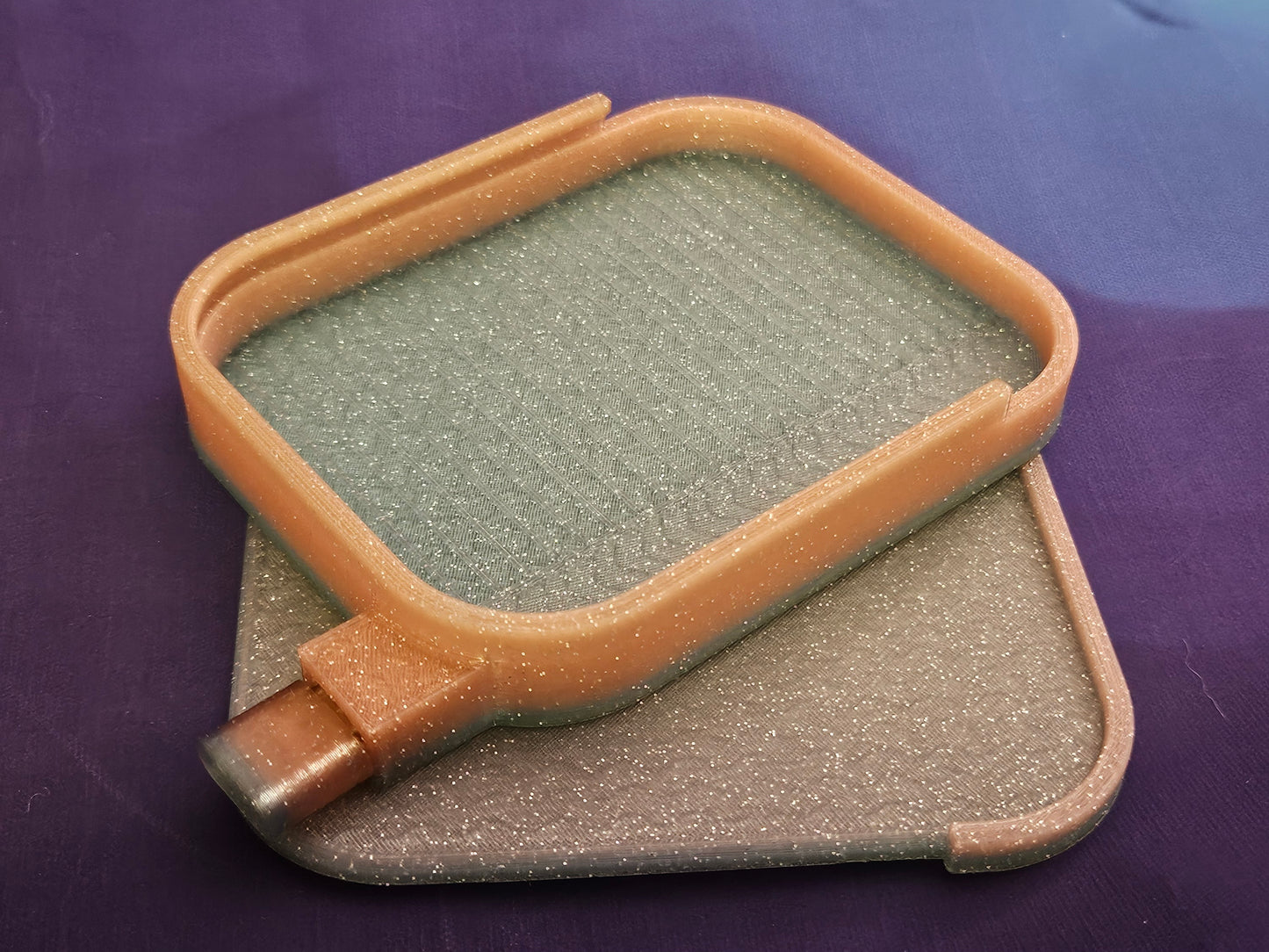 Landscape Diamond Art Tray with WASHI Feature, 3D Printed Diamond Painting Accessory, Sliding Lid and Stopper, Diamond Dot Tool, Rhinestone Tray