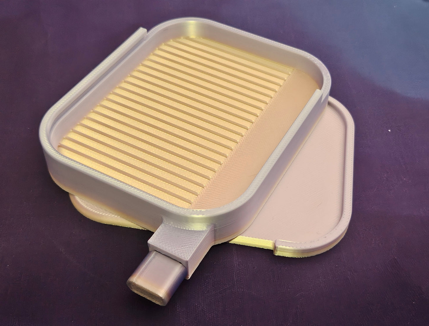 Landscape Diamond Art Tray with WASHI Feature, 3D Printed Diamond Painting Accessory, Sliding Lid and Stopper, Diamond Dot Tool, Rhinestone Tray