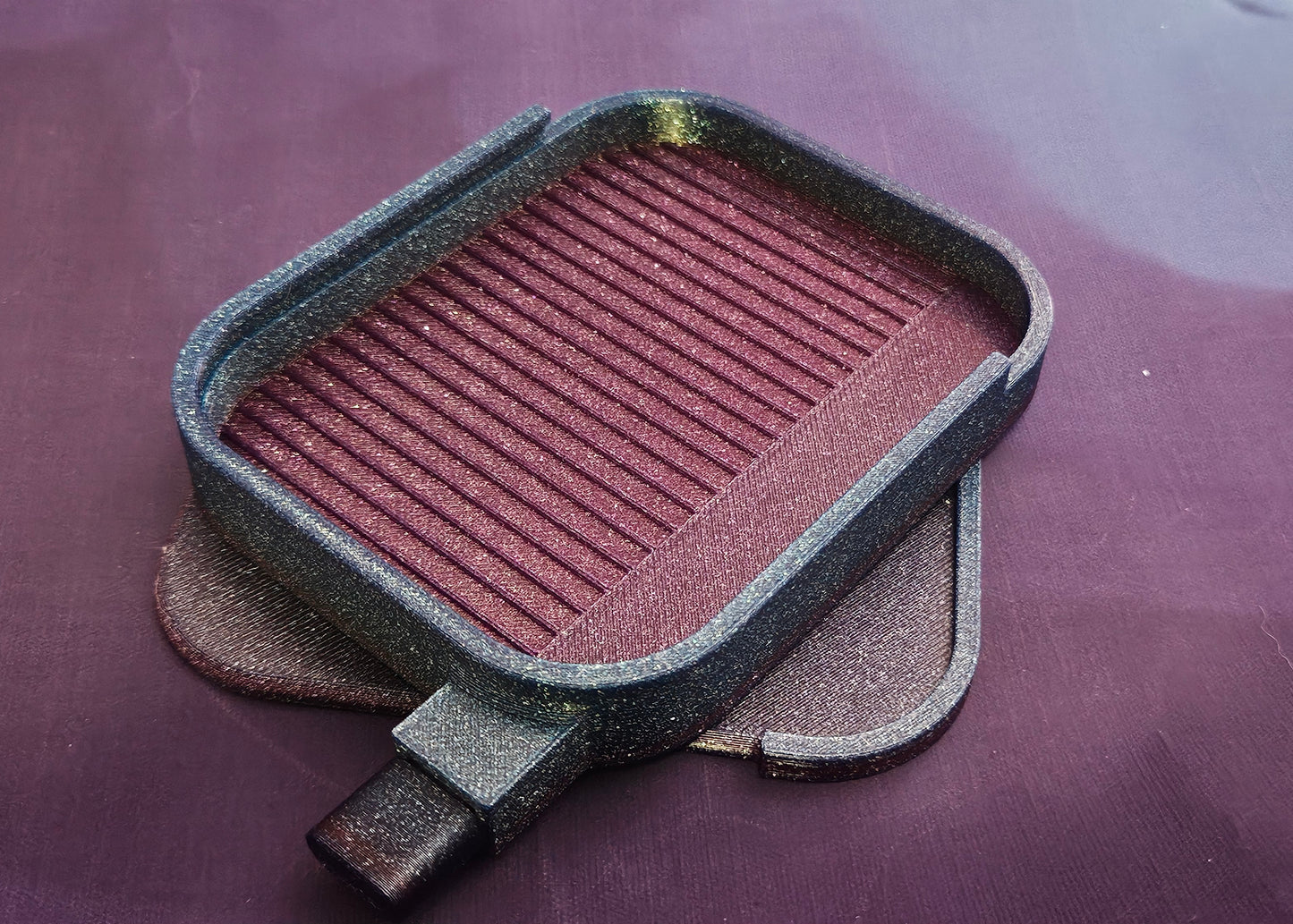 Landscape Diamond Art Tray with WASHI Feature, 3D Printed Diamond Painting Accessory, Sliding Lid and Stopper, Diamond Dot Tool, Rhinestone Tray