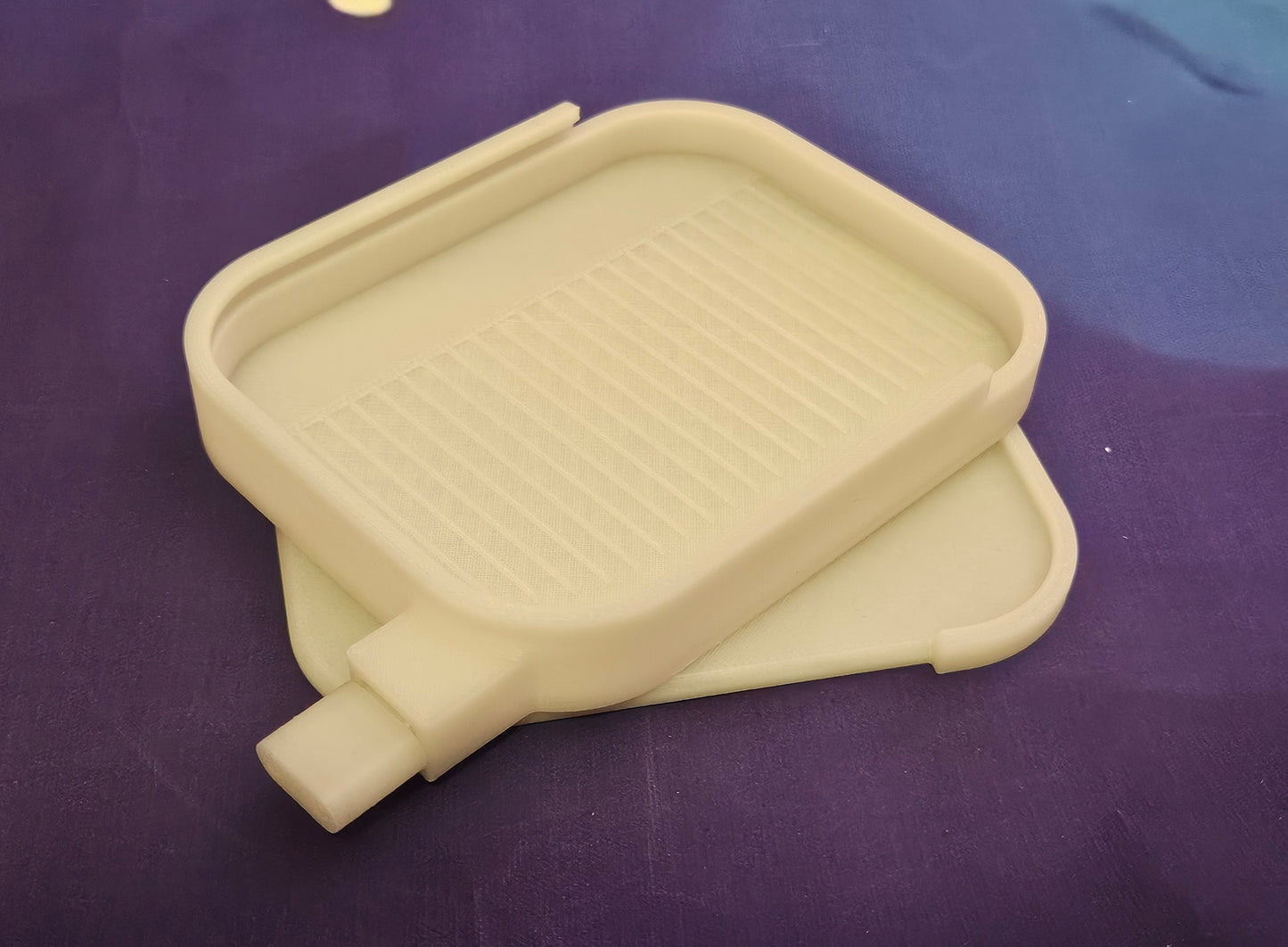 Landscape Diamond Art Tray with WASHI Feature, 3D Printed Diamond Painting Accessory, Sliding Lid and Stopper, Diamond Dot Tool, Rhinestone Tray