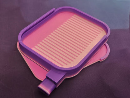 Landscape Diamond Art Tray with WASHI Feature, 3D Printed Diamond Painting Accessory, Sliding Lid and Stopper, Diamond Dot Tool, Rhinestone Tray