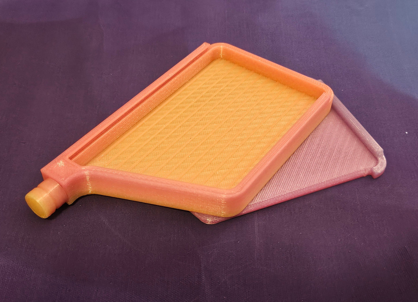 3D Printed Diamond Art Tray, Stylish Must-Have for Diamond Painting, Sliding Lid and Spout Stopper, Great Diamond Painting Accessory Cosmic Crafts