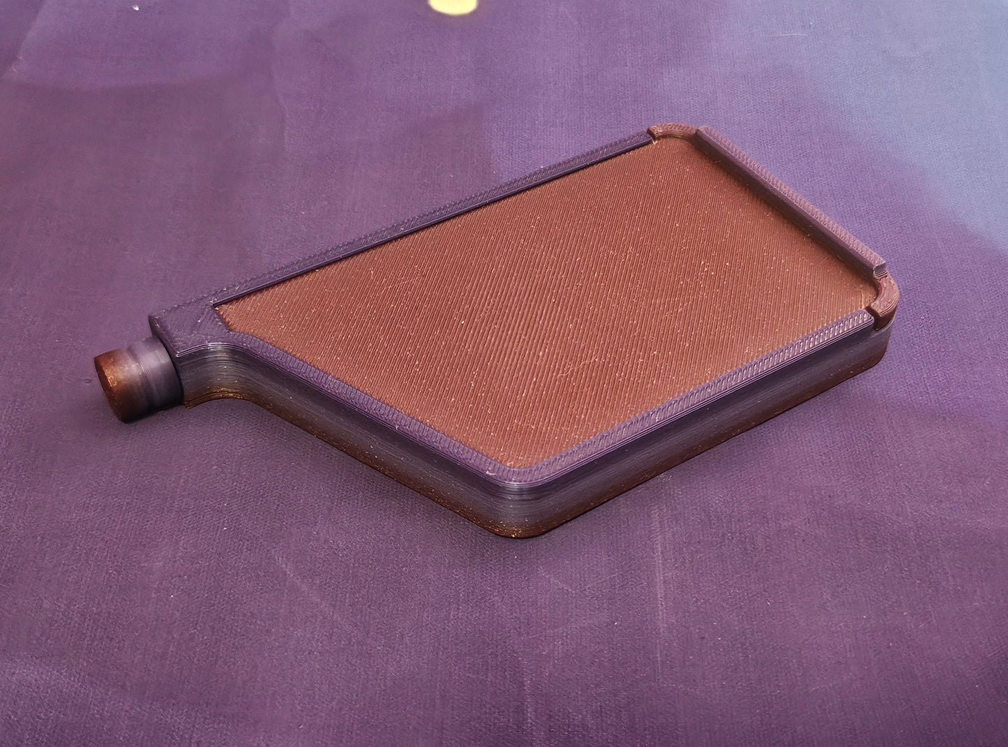 3D Printed Single Placer Diamond Art Tray, Stylish Diamond Painting Tool, Sliding Lid and Spout Stopper Cosmic Crafts