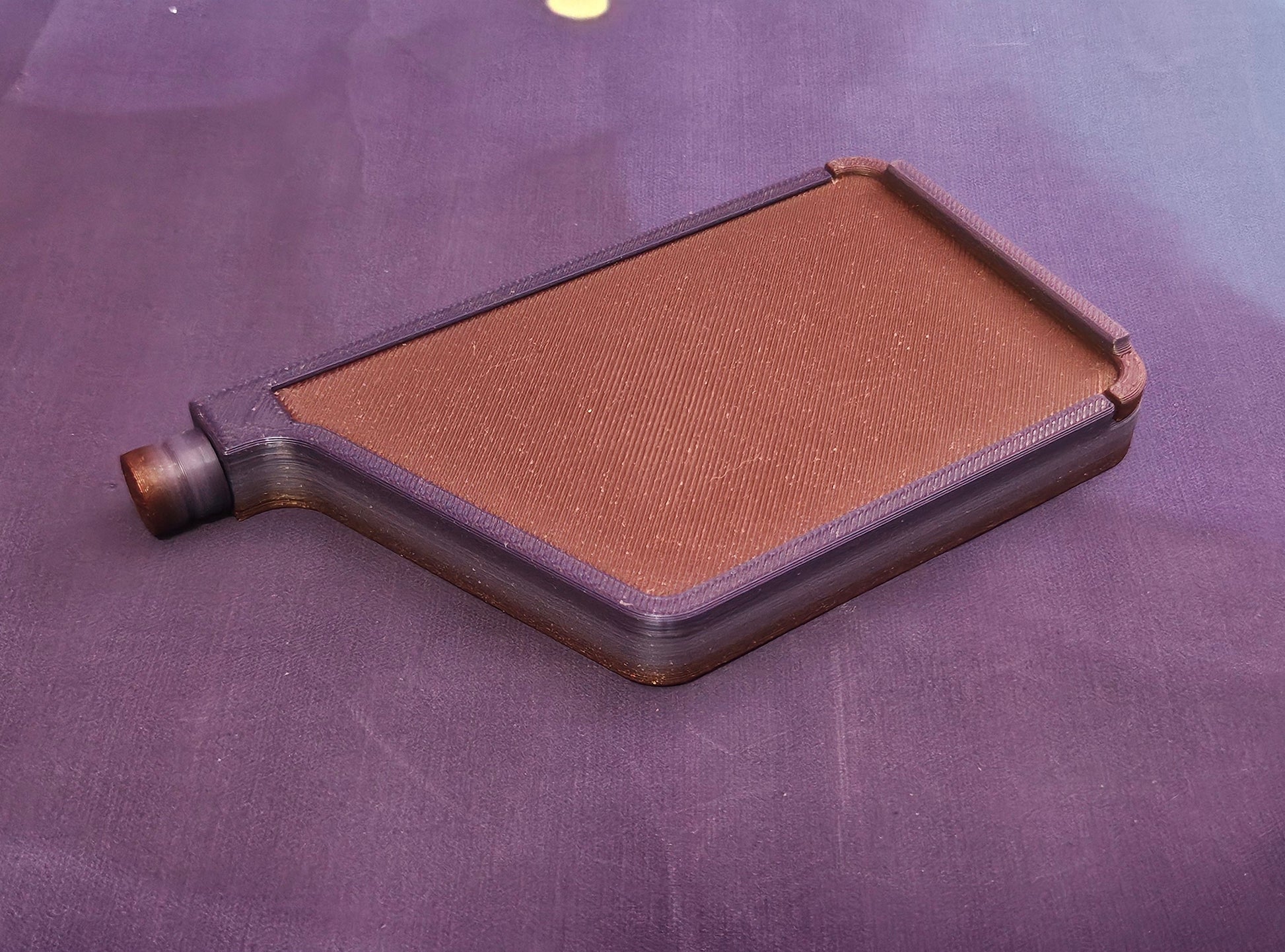 3D Printed Single Placer Diamond Art Tray, Stylish Diamond Painting Tool, Sliding Lid and Spout Stopper Cosmic Crafts