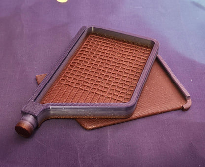 3D Printed Single Placer Diamond Art Tray, Stylish Diamond Painting Tool, Sliding Lid and Spout Stopper Cosmic Crafts