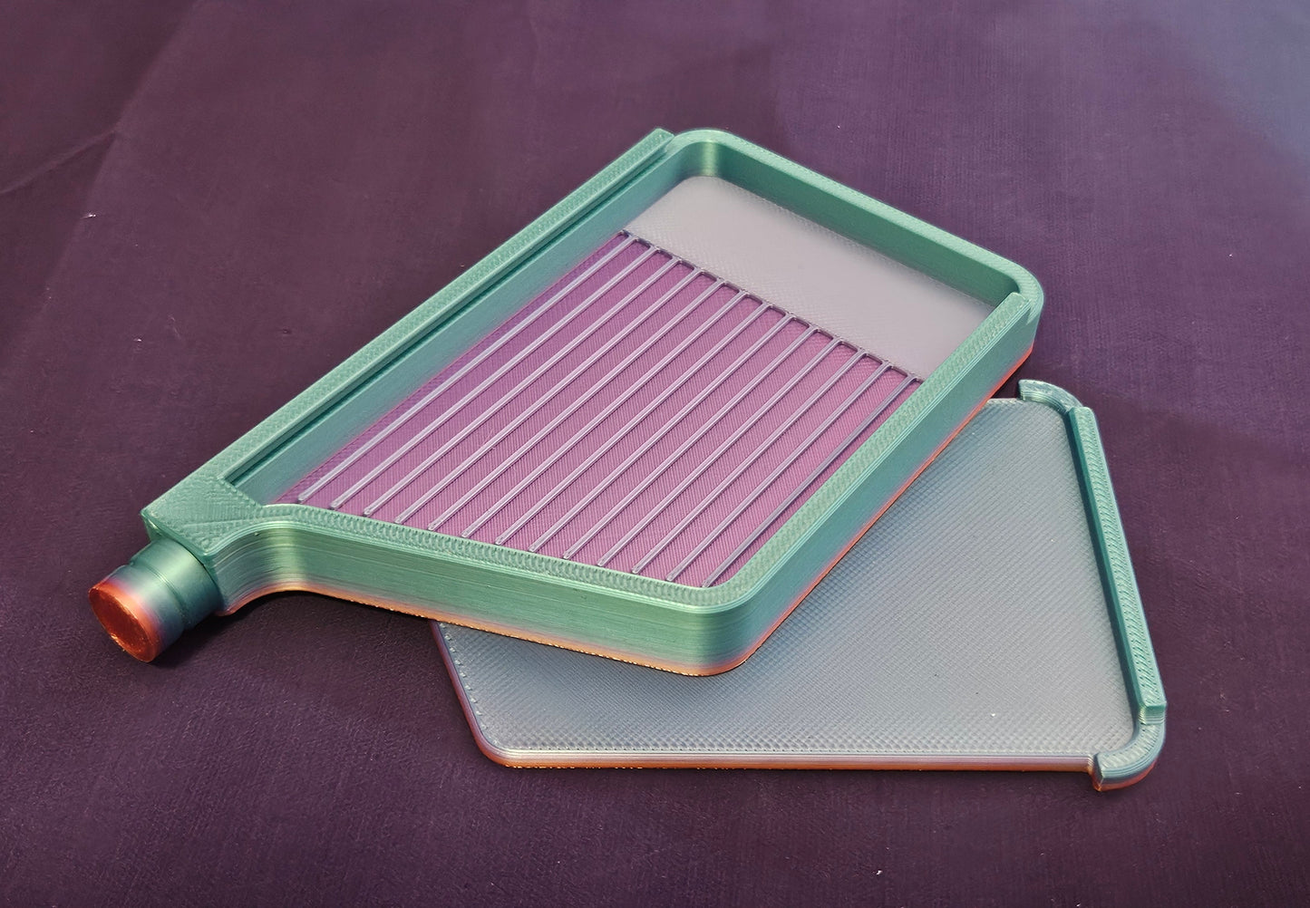 Diamond Art Tray with Washi Feature, 3D Printed Rhinestone Painting Tool, Sliding Lid and Stopper, Diamond Dot Tool Cosmic Crafts