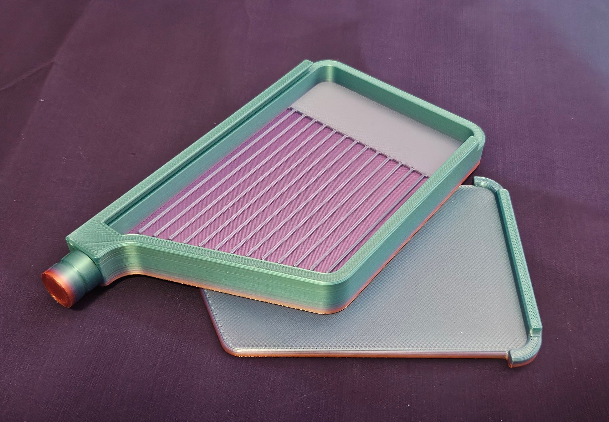 Diamond Art Tray with Washi Feature, 3D Printed Rhinestone Painting Tool, Sliding Lid and Stopper, Diamond Dot Tool Cosmic Crafts