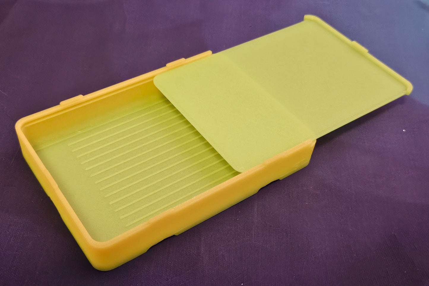 Medium Diamond Painting Tray, Spout-less Stacking 3D Printed Drill Tray with Lid, Standard Lines for Rhinestone Organization, STAR Series Cosmic Crafts