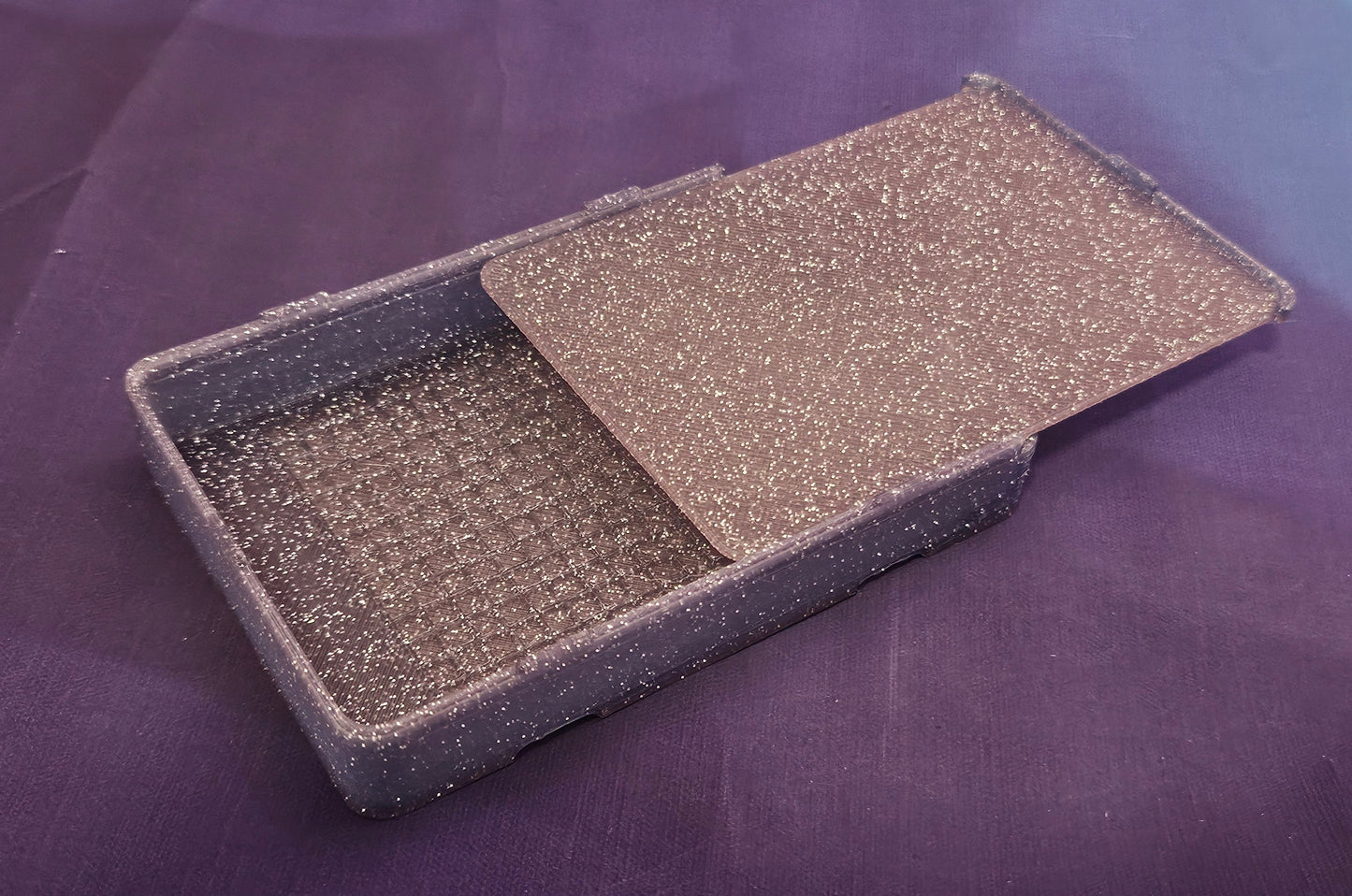 Medium Single Placer Diamond Painting Tray, 3D Printed Spout-less Drill Tray with Lid, Rhinestone Craft Organizer, STAR Series Cosmic Crafts