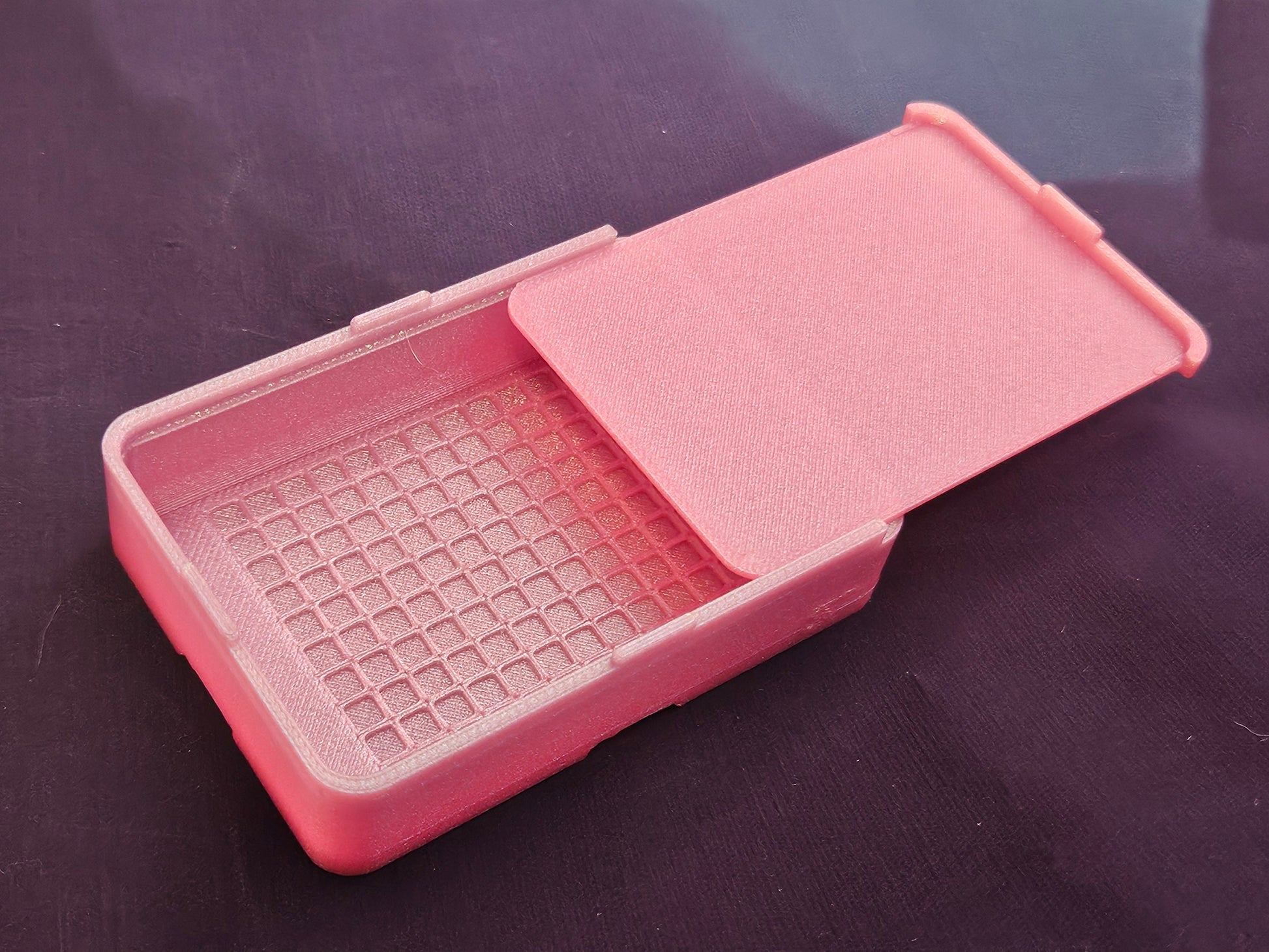 Small Single Placer Diamond Painting Tray, Spout-less 3D Printed Drill Tray with Sliding Lid, Rhinestone Craft Organizer, STAR Series Cosmic Crafts