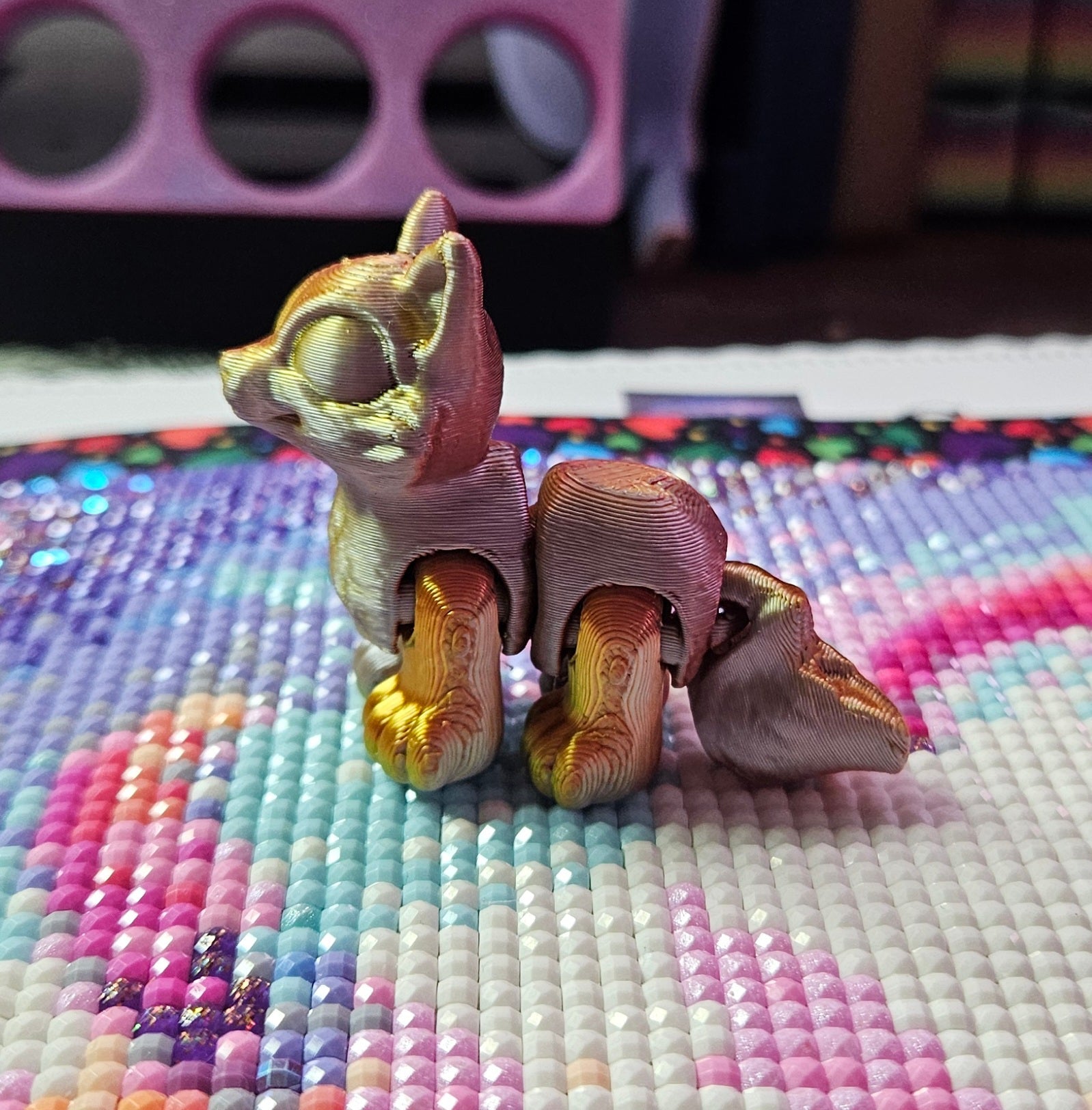 Woodland Hatchling Pack, Mini Flexi Animals (Fox, Moose, Raccoon, Otter, Turkey, Wolf) Cosmic Crafts